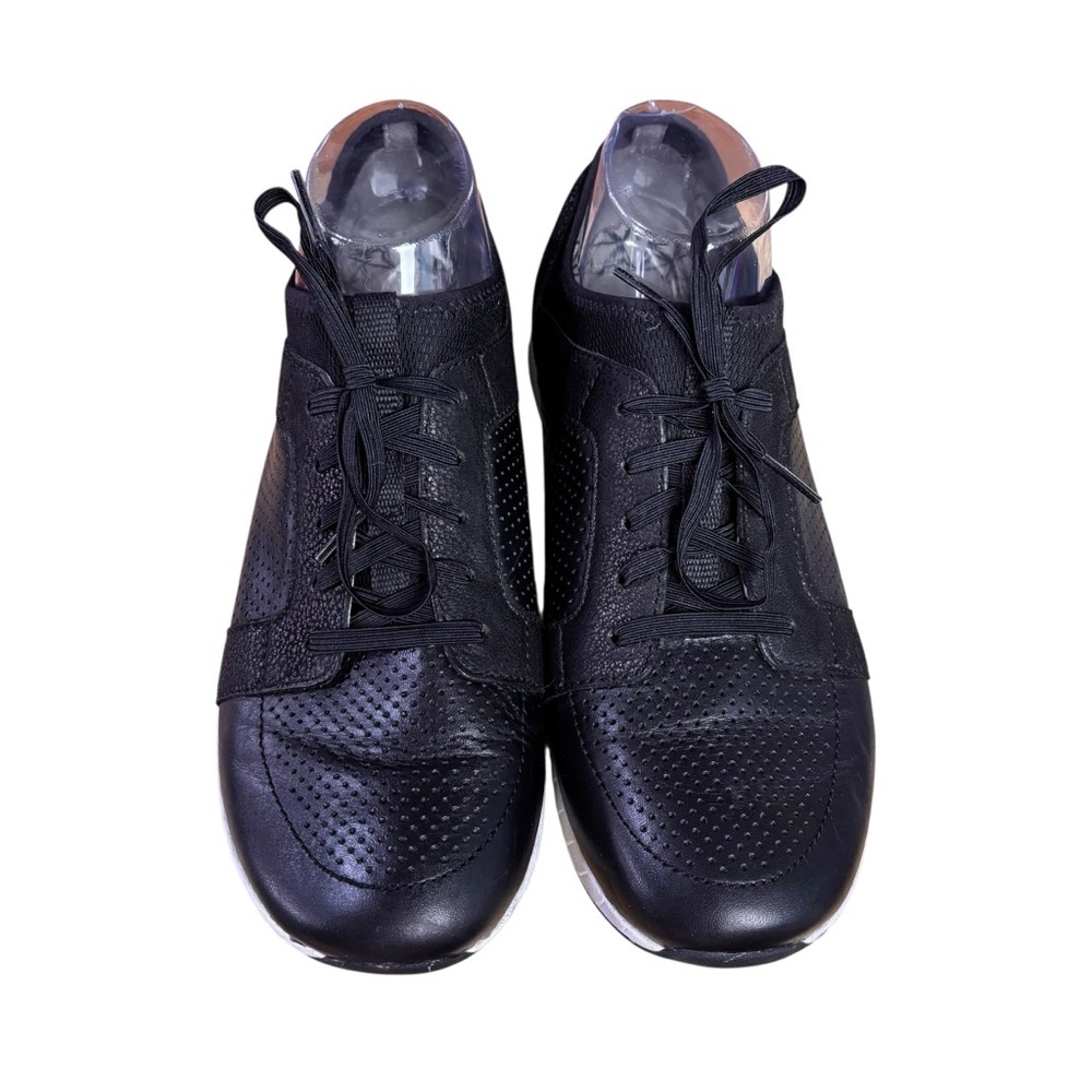 Dansko Cozette Black Leather Sneakers – Women’s Sz EU 39 (US 8.5–9) - Picture 2 of 10